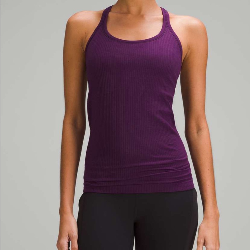 Lululemon Ebb to Strett Tank - Dramatic Magenta - 6